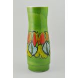 Large Poole pottery tapering vase, Delphis pattern,