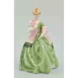 Royal Worcester figure, by F. Doughty, First Dance, No. 3629, height 19cms.