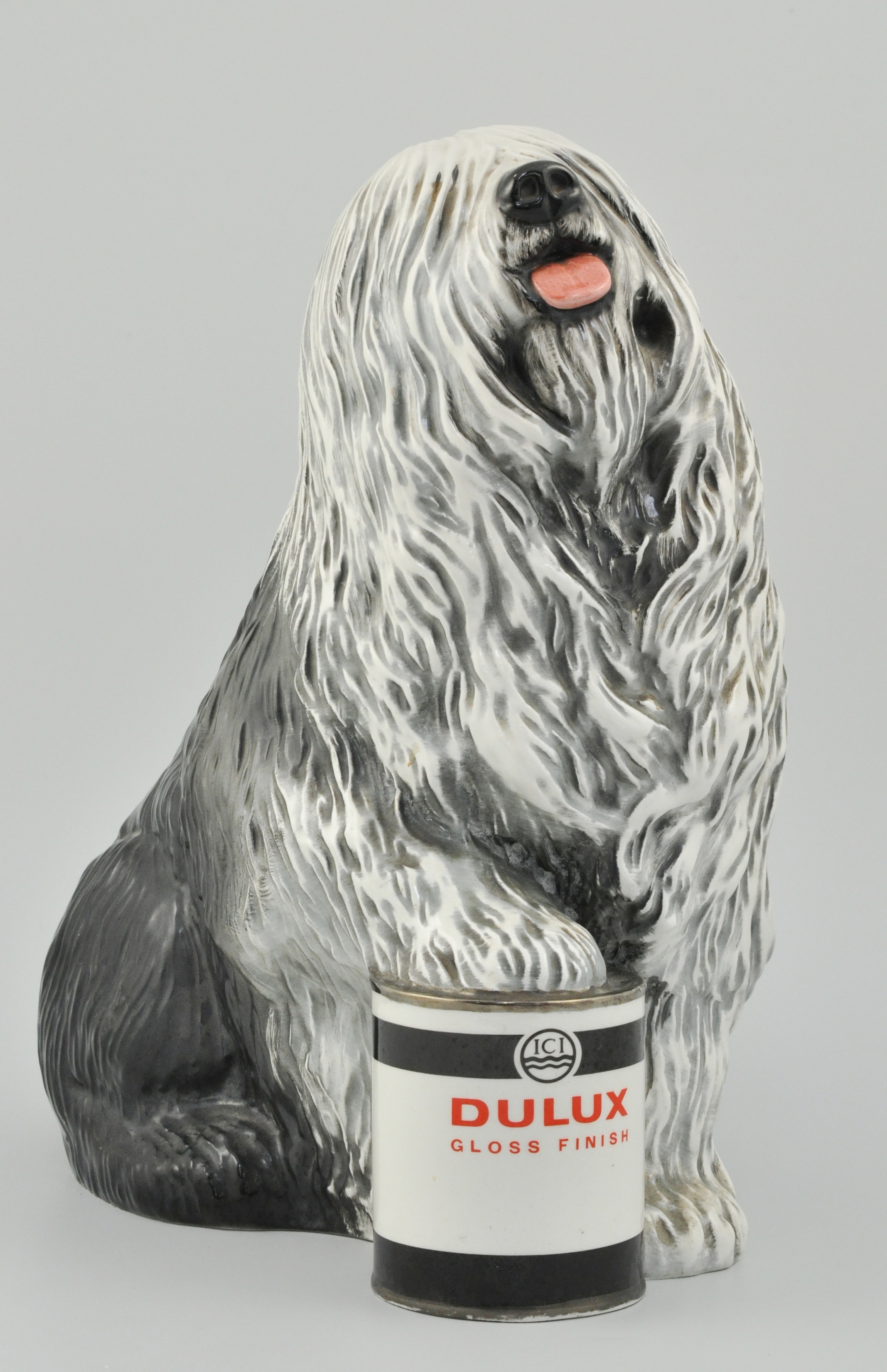 Beswick advertising figure for Dulux, (1990), modelled as an Old English Sheepdog,