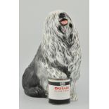 Beswick advertising figure for Dulux, (1990), modelled as an Old English Sheepdog,