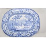 Printware meat plate, Wild Rose pattern, restored, 44cm, another meat plate, Noritake china etc.