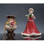 Royal Doulton Pretty Ladies figure, Christmas celebration, HN44721,