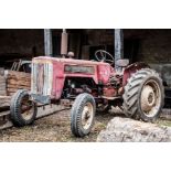 Vintage McCormick International B414 diesel tractor.