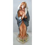 Capodimonte figure of the Madonna, 34cm.