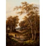 Thomas Henry Thomas
Cattle by a ford and cattle on a pathway, a pair,
both signed,