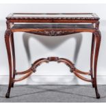 A mahogany Chippendale style display table, early 20th Century,