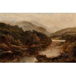 Claude McArthur
Scottish river landscape,
signed,
oil on canvas,
51 x 76cm,