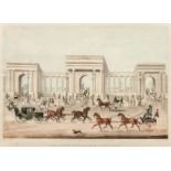 Richard and Charles Rosenberg after James Pollard
"The Grand Entrance to Hyde Park",