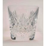 A part suite of French table crystal, St Louis, comprising six tumblers 9cm,