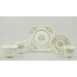 Royal Crown pottery part tea set, Trentham pattern, to include, five cups, six saucers,