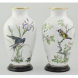 Pair of Franklin vases, decorated after Basil Ede,