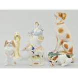 Royal Worcester figure, Rosie Picking Apples from the Old Country Way Series, 51cm,