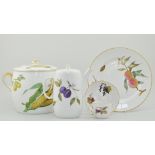 Collection of Royal Worcester Evesham pattern dinner and teaware, to include, twelve bowls,