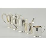 Electroplated tea and coffee set, and other electroplate, various.