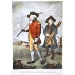 "To the Society of Goffers at Blackheath", mezzotint with aquatint by Valentine Green,