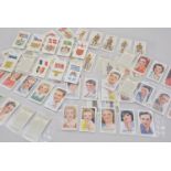 Cigarette cards:  large collection of cigarette cards together with trade cards.