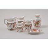 Matched set of four Royal Crown Derby graduating jugs, Old Avesbury pattern, 12cm and smaller,