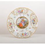 Meissen porcelain plate, 20th Century,