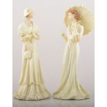 Two Royal Doulton Classics figures, Naomi HN4661, 23cm, Free Spirit HN4609,