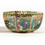 Daisy Makeig-Jones for Wedgwood, 'Woodland Elves VII'  a Fairyland Lustre octagonal bowl,