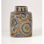 Royal Copenhagen, a Faience 'Aluminia' bottle vase, circa 1965,