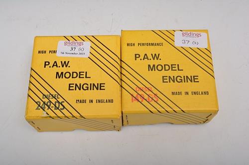 Two PAW diesel engines 1.49DS and 2.49DS, both new in box.