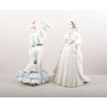 Coalport figure, Queen Victoria, 23cm,