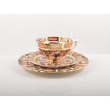 Royal Crown Derby tea cup and saucer, 1938, Imari pattern No.