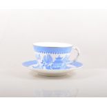 Collection of English bone china tea cups and saucers and trios, (19).