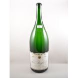 Green glass Jeroboam, labelled Pol Roger Champagne, lacking contents, 55cm.