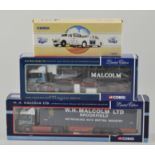 Corgi limited edition diecast model, 75806, W H Malcolm Transport, curtain side lorry, boxed,