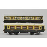 Hornby "O" gauge:  collection of coaches, mostly re-painted, (22).