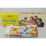 A Merit Electric Derby and News Desk Game, (2).