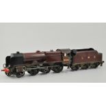 Bassett Lowke "O" gauge clockwork 4-6-0 locomotive, No.