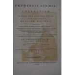 Francis Peck, Desiderata Curiosa:  or,