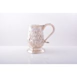 A George III silver baluster shape mug, by Dorothy Langlands, Newcastle 1808,