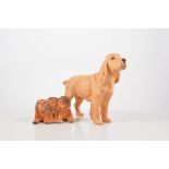 A group of twelve Beswick Spaniel models, including six variations of model 967, 3377 tan,