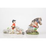Beswick, "Thewell" series, four figures including "Pony Express (1st ed)", "Kick Start",