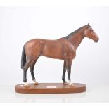 Beswick Connoisseur equestrian model Nijinsky, wooden base, 29cm.
