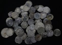 A collection of English and Continental Medieval silver coins,