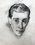 Attributed to Sir Augustus Edwin John (1878-1961)pencil drawing,Study of Lord Alington, c.1938,6.