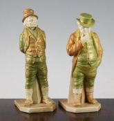 Two Royal Worcester porcelain figures from the Countries of the World series modelled by James