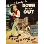 A collection of ten 1920's 'Bill Jones' coloured lithograph motivational posters, marked for