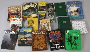 A quantity of reference books on Papua New Guinea, tribal art, etc.