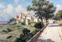 § Andre Beronneau (French, 1896-1973)oil on canvas,'Tralonca' (Corse),signed,20 x 29in.
