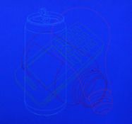 Michael Craig Martin (b.1941)silkscreen in colours,'Anthology'signed in pencil and dated 2006, 55/