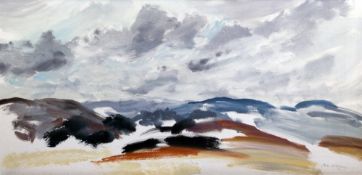 § John Hitchens (1940-)oil on canvas,'Heathland colours',signed and dated '66, inscribed verso,20