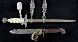 A Third Reich Second Pattern Luftwaffe officer's dagger by Robert Klaas, Solingen, with wirebound