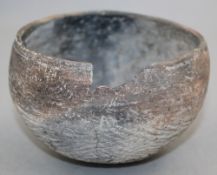 An early Persian Empire pottery bowl, Iraq c.2000 BC, 13.5cm