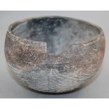 An early Persian Empire pottery bowl, Iraq c.2000 BC, 13.5cm